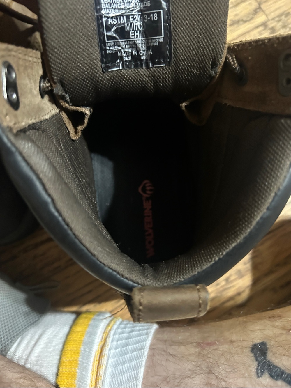 Wolverine work boots - Picture 7 of 8